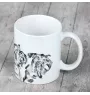 Terrier Tchèque, Cesky Terrier - tasse avec chien, une tasse adorable avec une illustration, un cadeau avec votre photo de la marque Art-Dog