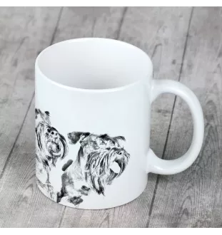 Cesky Terrier, Czech Terrier, Bohemian Terrier - cup with a dog, cheerful cup for a dog lover, personalized gift from the Art-Dog brand