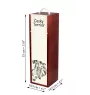 Terrier Tchèque, Cesky Terrier - boîte à vin avec chien, boîte à alcool avec graphisme, boîte cadeau personnalisée de la marque Art-Dog