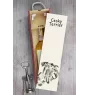 Cesky Terrier, Czech Terrier, Bohemian Terrier - wine box with a dog, alcohol box with graphics, personalized gift box from the Art-Dog brand