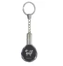 Chihuahua long-haired - pendant with a photo of a dog, crystal key ring in a gift box, a unique gift by Art-Dog