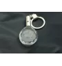 Chihuahua long-haired - pendant with a photo of a dog, crystal key ring in a gift box, a unique gift by Art-Dog