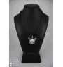 Chihuahua à poil court - collier avec un chien, pendentif en plaqué argent pour les fans de chiens, bijoux uniques de la marque Art-Dog