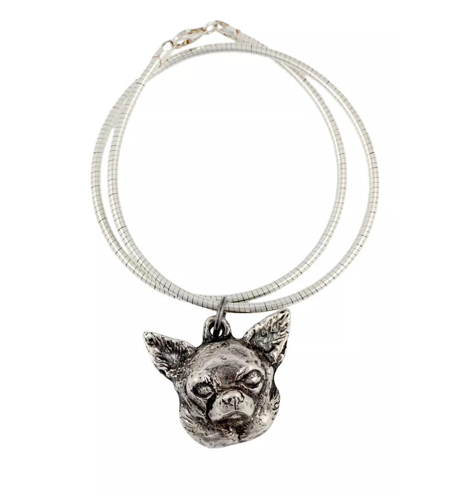 Chihuahua short-haired, Chihuahua smooth - Dog necklace, unique jewellery for the dog fan, unique adder pendant by Art-Dog brand