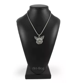 Chihuahua Kurzhaar - Hundehalsband, einzigartiger Schmuck für den Hundefan, einzigartiger Kreuzotter-Anhänger der Marke Art-Dog