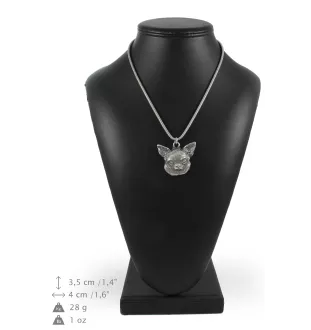 Chihuahua Kurzhaar - Hundehalsband, einzigartiger Schmuck für den Hundefan, einzigartiger Kreuzotter-Anhänger der Marke Art-Dog