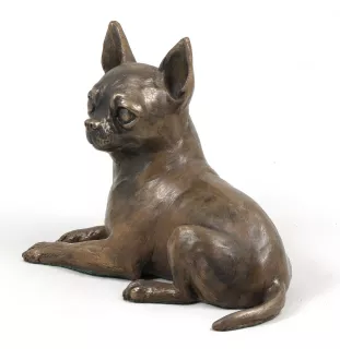 Chihuahua short-haired, Chihuahua smooth - dog statue, figurine for office, trophy for dog show by Art-Dog brand