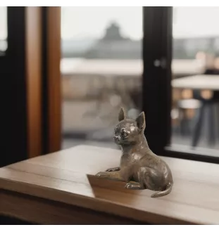 Chihuahua short-haired, Chihuahua smooth - dog statue, figurine for office, trophy for dog show by Art-Dog brand