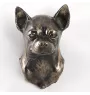 Chihuahua à poil court - Statue de chien, buste suspendu, décoration unique pour les amoureux des chiens par la marque Art-Dog