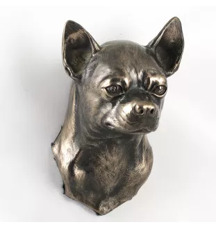 Chihuahua Kurzhaar - Hundestatue, hängende Büste, einzigartige Dekoration für Hundeliebhaber der Marke Art-Dog