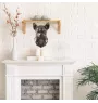 Chihuahua à poil court - Statue de chien, buste suspendu, décoration unique pour les amoureux des chiens par la marque Art-Dog