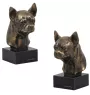 Chihuahua short-haired, Chihuahua smooth I - Dog statue, bust on stone base, sculpture, trophy for dog show by Art-Dog brand