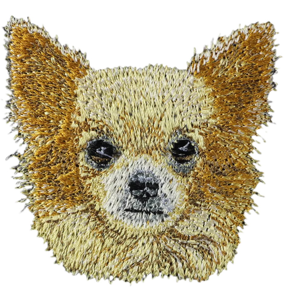 Chihuahua długowłosy pies haftowany Art-Dog