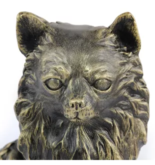 Chihuahua à poil court - statue de chien, chien assis pour bureau, décoration pour le salon d'un amoureux des chiens par Art-Dog