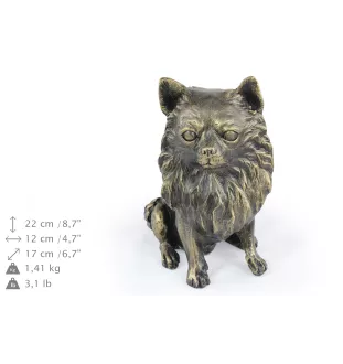 Chihuahua short-haired, Chihuahua smooth - dog statue, sitting dog for desk, decoration for the living room of a dog lover by Art-Dog