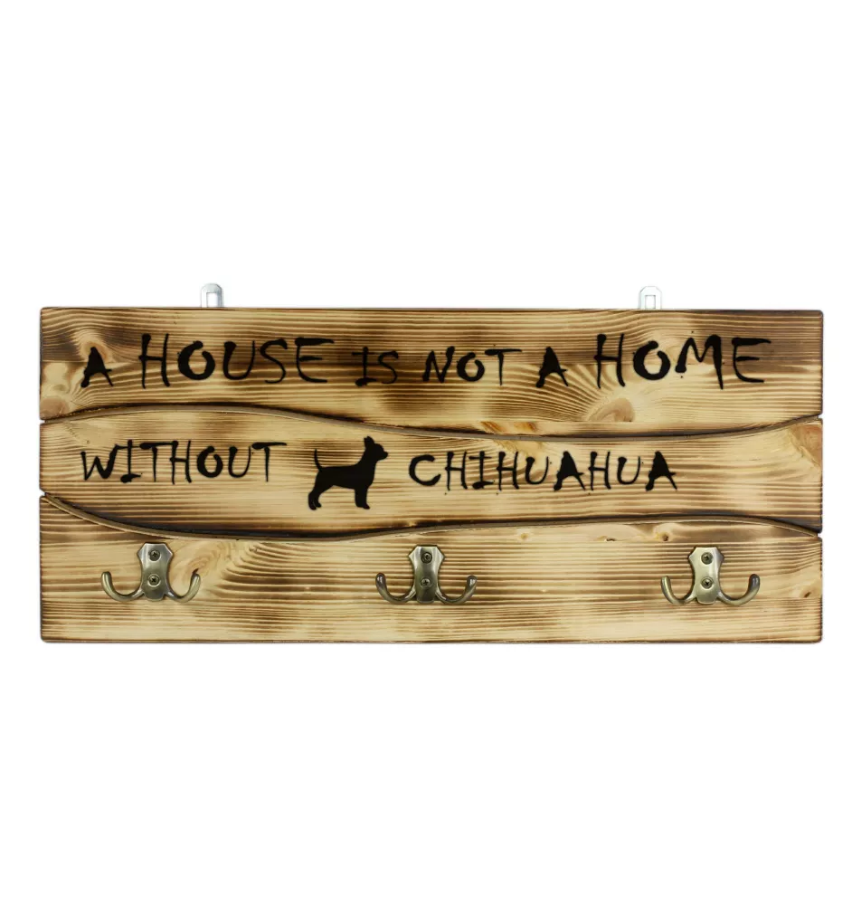 Chihuahua short-haired, Chihuahua smooth - clothes hanger with a dog, medal display, home decoration from the Art-Dog brand