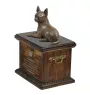 Chihuahua krótkowłosy urna z podobizną psa i tabliczką Art-Dog