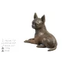 Chihuahua à poil court - urne pour cendres de chien, urne personnalisée avec une statuette, urne en bois avec un chien de la marque Art-Dog