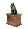 Chihuahua à poil court urne pour les cendres du chien, urne en bois avec la silhouette d'un chien, urne classique pour les cendres de chien de la marque Art-Dog