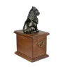 Chihuahua short-haired, Chihuahua smooth - urn for dog ashes, wooden urn with a dog silhouette, classic urn for dog ashes by Art-Dog brand