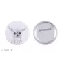 Chihuahua à poil long - badge avec votre chien, ajoutez votre propre photo, marque Art-Dog