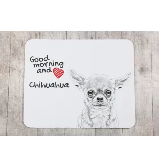 Chihuahua krótkowłosy podkładka pod mysz z psem Art-Dog