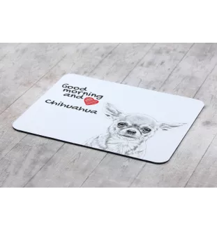 Chihuahua krótkowłosy podkładka pod mysz z psem Art-Dog