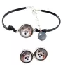 Chihuahua Langhaar - Schmuckset mit Ihrem Foto, Schmuckstück für Frauen, handgefertigtes Produkt, handgefertigtes Produkt mit Leidenschaft für die Marke Art-Dog.