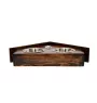 Chihuahua long-haired - wooden stand with bowls for a dog, decorative dog bowls, a gift for adopting a dog from the Art-Dog brand