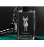Chihuahua à poil court - Porte-clés en cristal avec photo de chien, porte-clés lumineux, cadeau unique de la marque Art-Dog