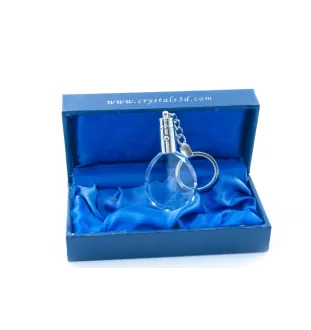 Chihuahua short-haired, Chihuahua smooth - pendant with a photo of a dog, crystal key ring in a gift box, a unique gift by Art-Dog