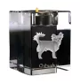 Chihuahua à poil court - Bougeoir avec photo de chien, porte bougie en cristal, cadeau personnalisé par la marque Art-Dog
