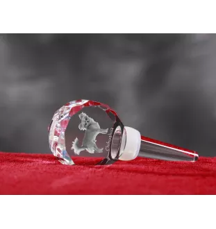 Chihuahua à poil court - Bouchon de bouteille en cristal, bouchon de vin unique avec photo, cadeau personnalisé pour sommelier par la marque Art-Dog