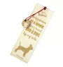 Chihuahua short-haired, Chihuahua smooth - dog bookmark, personalized bookmark, dog gadget for Art-Dog brand readers