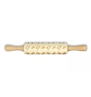 Chihuahua short-haired, Chihuahua smooth - small rolling pin with a dog pattern, a rolling pin for children's dough, decorating ceramic clay by Art-Dog brand