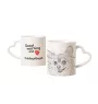 Chihuahua Langhaar - Tasse mit Hund, entzückende Tasse mit herzförmigem Henkel, universelles Geschenk der Marke Art-Dog