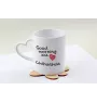Chihuahua à poil long - tasse avec chien, une tasse adorable avec une anse en forme de cœur, un cadeau universel de la marque Art-Dog