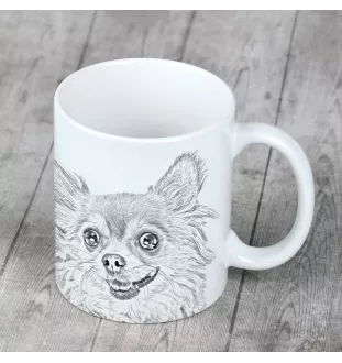 Chihuahua Langhaar - Tasse mit Hund, Tasse mit Bild, personalisiertes Geschenk der Marke Art-Dog