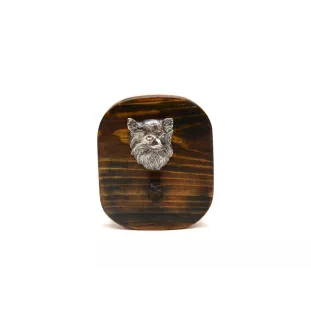 Chihuahua Langhaar - Leinenhalter, Hundemedaillehalter, Schlüsselhaken der Marke Art-Dog