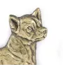 Chihuahua Kurzhaar - Türschild mit Hund, messingfarbenes Willkommensschild, einzigartiges Schild mit der Aufschrift Welcome von der Marke Art-Dog