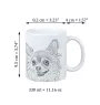 Chihuahua à poil long - tasse avec chien, tasse avec photo, cadeau personnalisé de la marque Art-Dog
