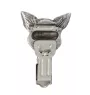 Chihuahua short-haired, Chihuahua smooth I - brooch with a clip, holder for a start number, silver-plated dog show pin from the Art-Dog brand