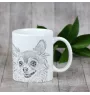Chihuahua długowłosy kubek z psem I love Art-Dog