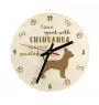 Chihuahua à poil court - horloge avec chien, horloge en bois, horloge murale pour les amoureux des chiens, horloge de bureau et étagère, Art-Dog
