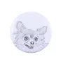 Chihuahua à poil court I - bijoux pour femmes avec l'image d'un chien, produit fait à la main, possibilité d'ajouter sa propre photo, marque Art-Dog