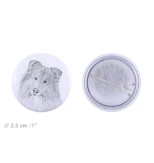 Chihuahua Kurzhaar - Anstecknadel mit Ihrem Hund, fügen Sie Ihr eigenes Foto hinzu, Marke Art-Dog