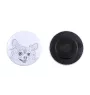 Chihuahua Kurzhaar I Magnet mit einem Hundepfotenabdruck, außergewöhnlich leicht, starker Magnet, handgefertigtes Produkt der Marke Art-Dog