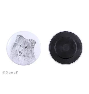 Chihuahua short-haired, Chihuahua smooth - magnet with a dog's pupil, exceptionally light, strong magnet, handmade product by the Art-Dog brand