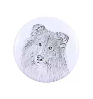 Chihuahua short-haired, Chihuahua smooth - magnet with a dog's pupil, exceptionally light, strong magnet, handmade product by the Art-Dog brand