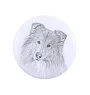 Chihuahua short-haired, Chihuahua smooth - magnet with a dog's pupil, exceptionally light, strong magnet, handmade product by the Art-Dog brand